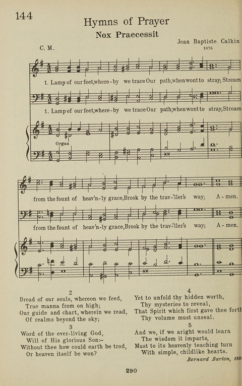 University Hymns page 289