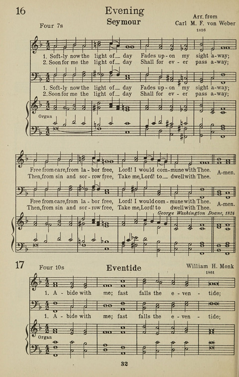 University Hymns page 31