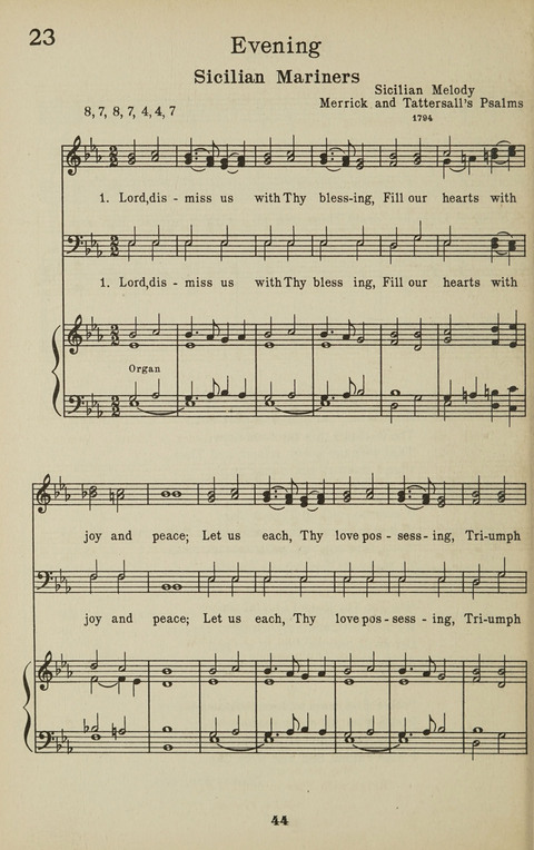 University Hymns page 43