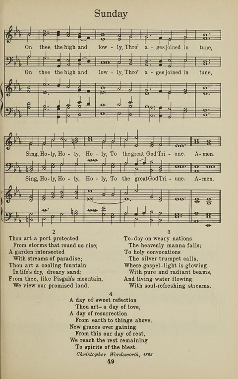 University Hymns page 48