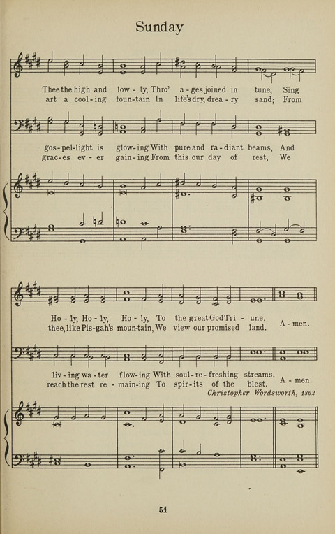 University Hymns page 50