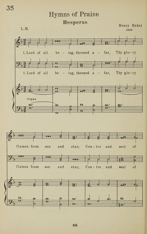 University Hymns page 67