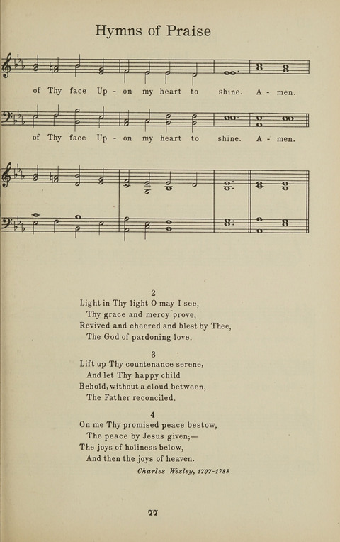 University Hymns page 76
