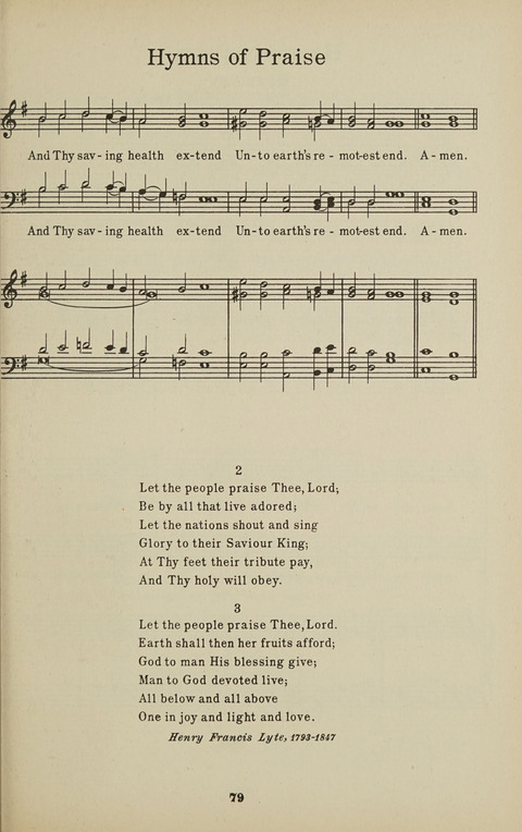University Hymns page 78