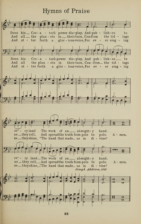University Hymns page 92