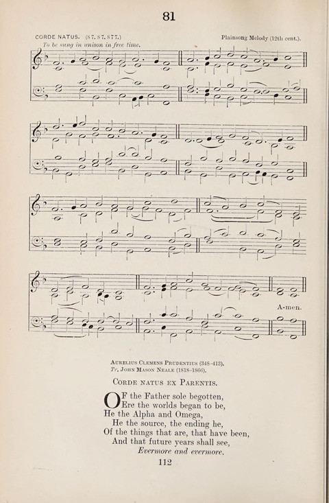 The University Hymn Book page 111