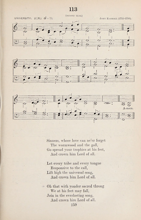 The University Hymn Book page 158