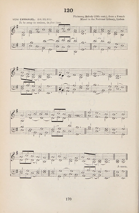 The University Hymn Book page 169