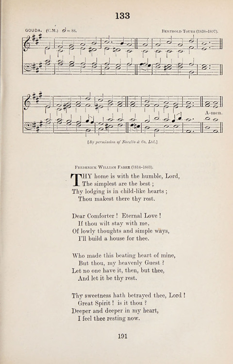 The University Hymn Book page 190