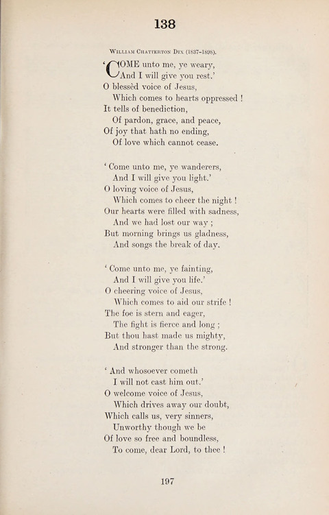 The University Hymn Book page 196
