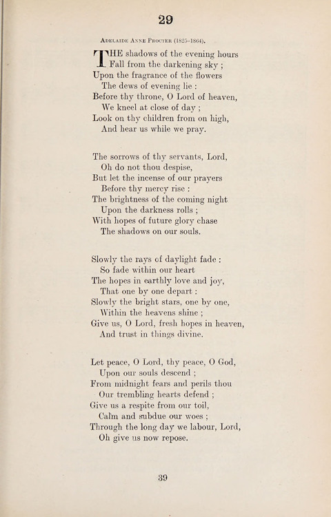 The University Hymn Book page 38