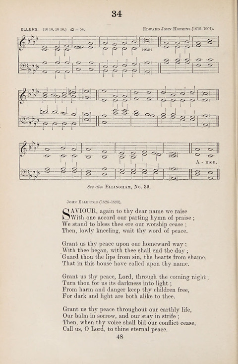 The University Hymn Book page 47