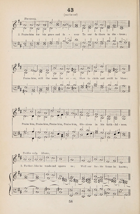 The University Hymn Book page 57