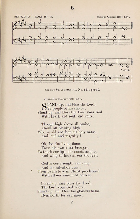 The University Hymn Book page 6