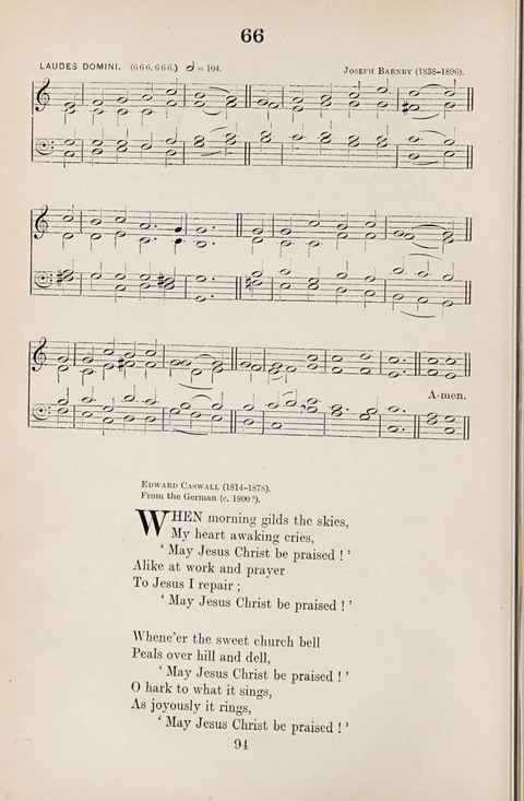 The University Hymn Book page 93