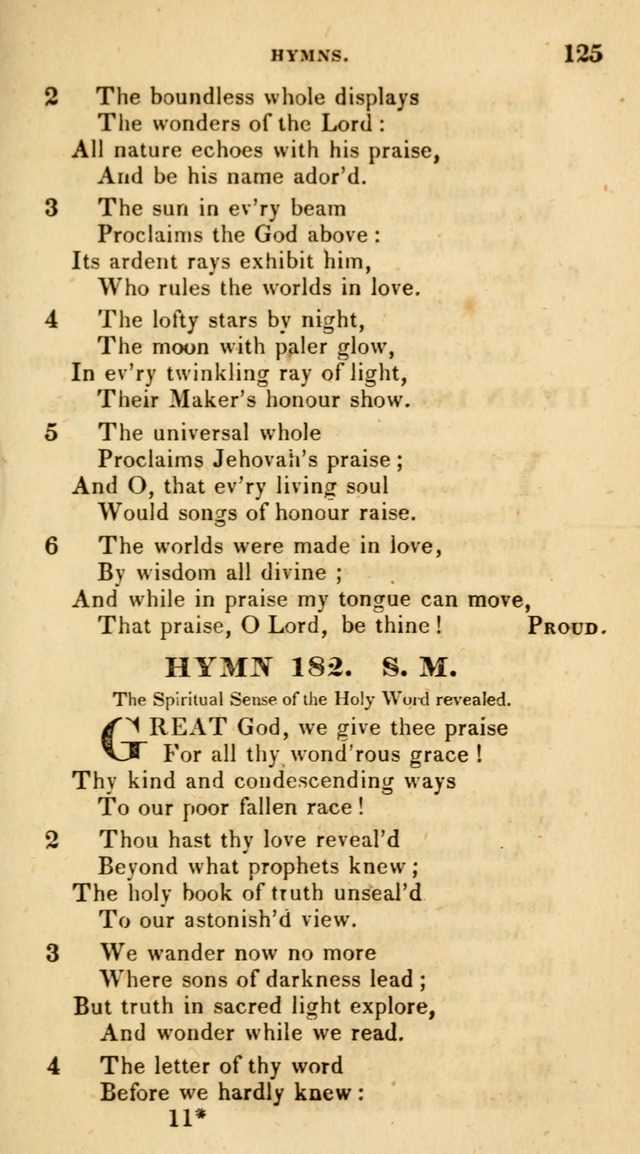 The Universalist Hymn-Book: a new collection of psalms and hymns, for the use of Universalist Societies (Stereotype ed.) page 125