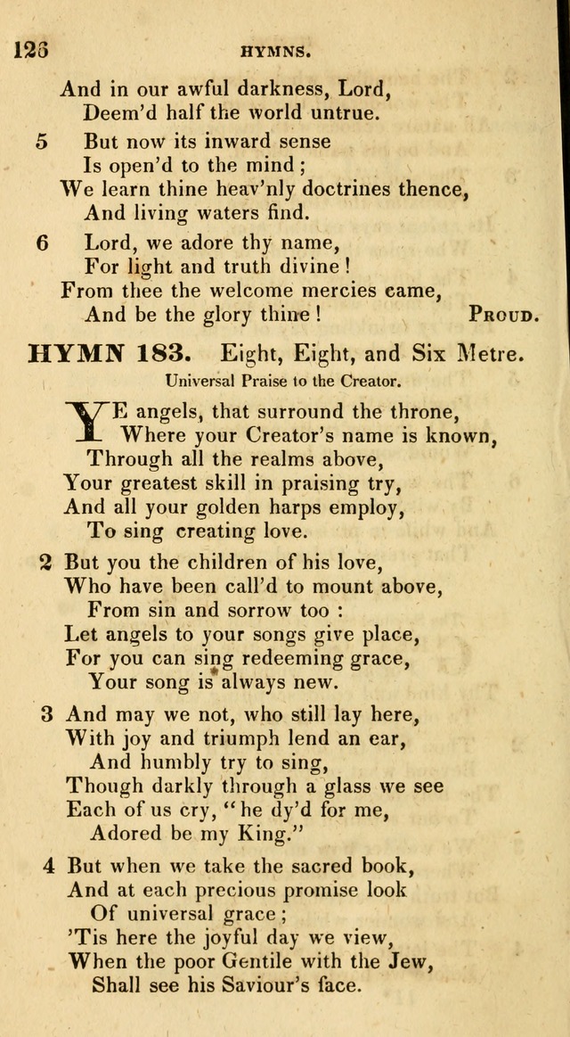 The Universalist Hymn-Book: a new collection of psalms and hymns, for the use of Universalist Societies (Stereotype ed.) page 126
