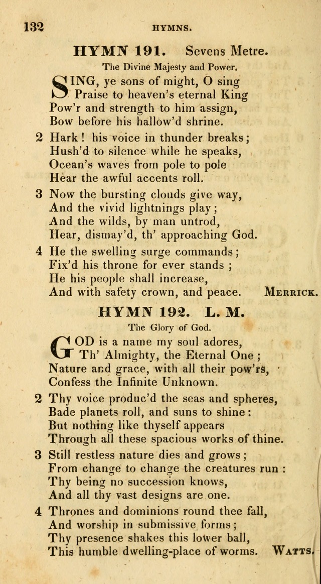 The Universalist Hymn-Book: a new collection of psalms and hymns, for the use of Universalist Societies (Stereotype ed.) page 132