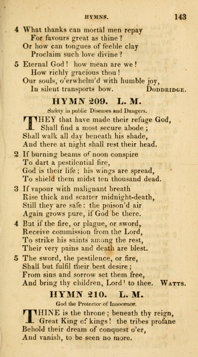The Universalist Hymn-Book: a new collection of psalms and hymns, for the use of Universalist Societies (Stereotype ed.) page 143