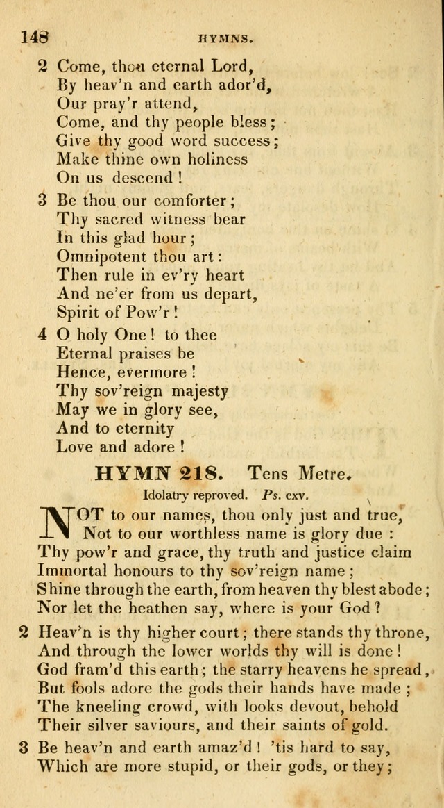 The Universalist Hymn-Book: a new collection of psalms and hymns, for the use of Universalist Societies (Stereotype ed.) page 148