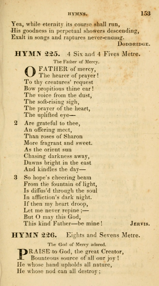The Universalist Hymn-Book: a new collection of psalms and hymns, for the use of Universalist Societies (Stereotype ed.) page 153