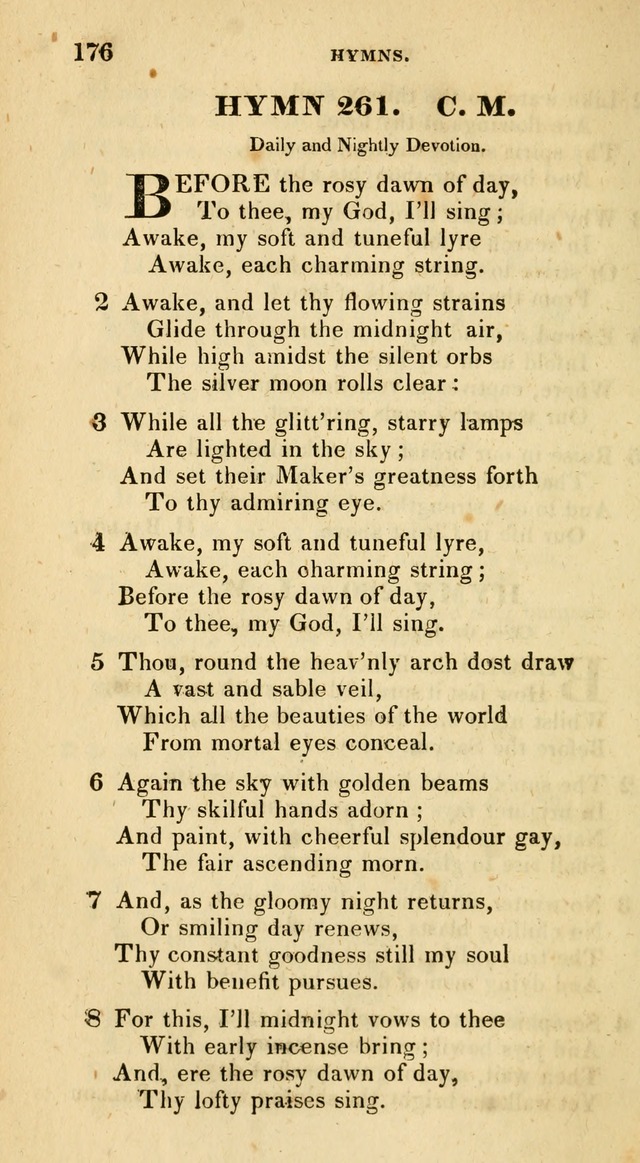 The Universalist Hymn-Book: a new collection of psalms and hymns, for the use of Universalist Societies (Stereotype ed.) page 176