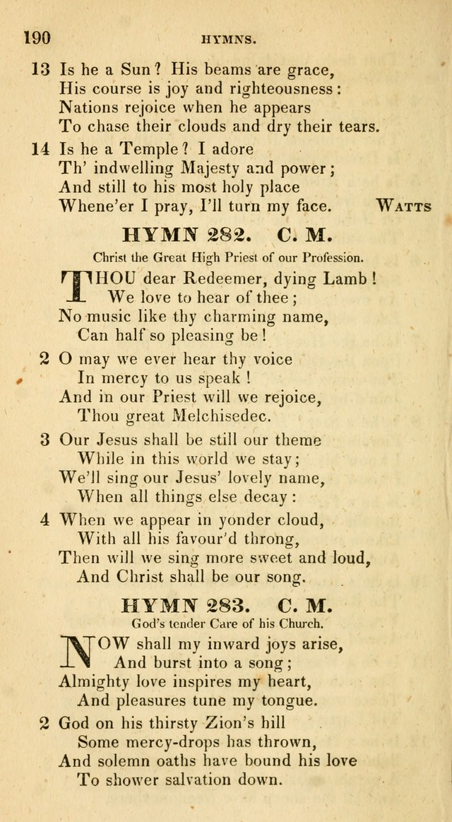 The Universalist Hymn-Book: a new collection of psalms and hymns, for the use of Universalist Societies (Stereotype ed.) page 190