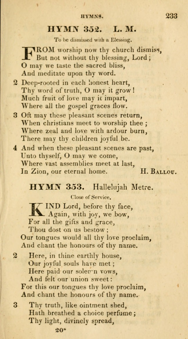 The Universalist Hymn-Book: a new collection of psalms and hymns, for the use of Universalist Societies (Stereotype ed.) page 233