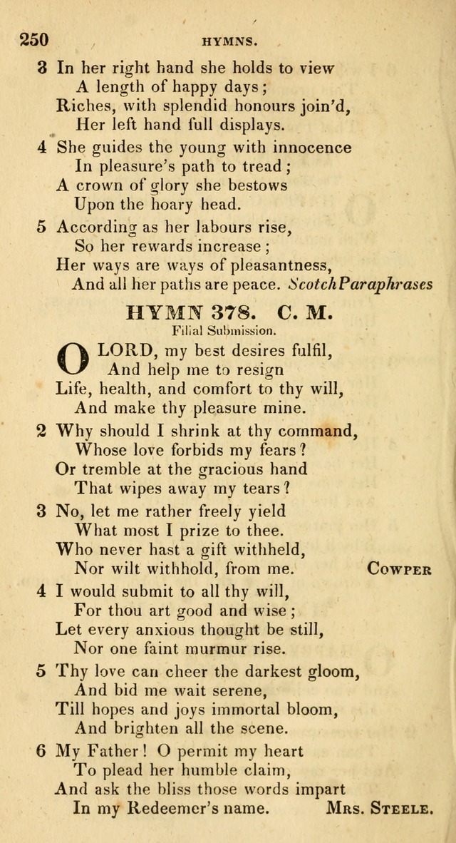 The Universalist Hymn-Book: a new collection of psalms and hymns, for the use of Universalist Societies (Stereotype ed.) page 250