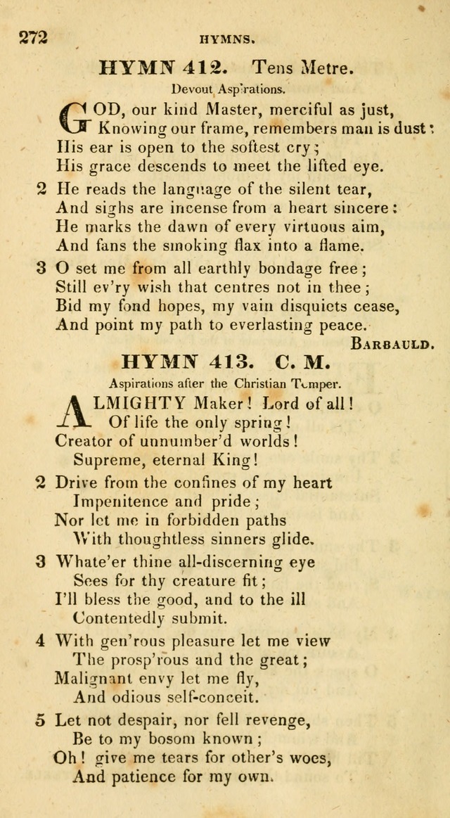The Universalist Hymn-Book: a new collection of psalms and hymns, for the use of Universalist Societies (Stereotype ed.) page 272