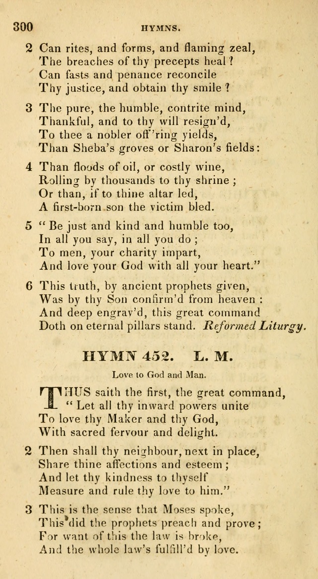The Universalist Hymn-Book: a new collection of psalms and hymns, for the use of Universalist Societies (Stereotype ed.) page 300