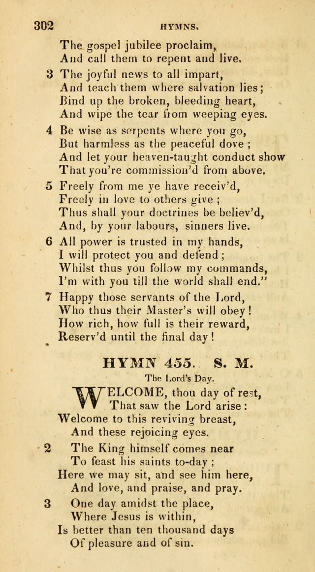 The Universalist Hymn-Book: a new collection of psalms and hymns, for the use of Universalist Societies (Stereotype ed.) page 302