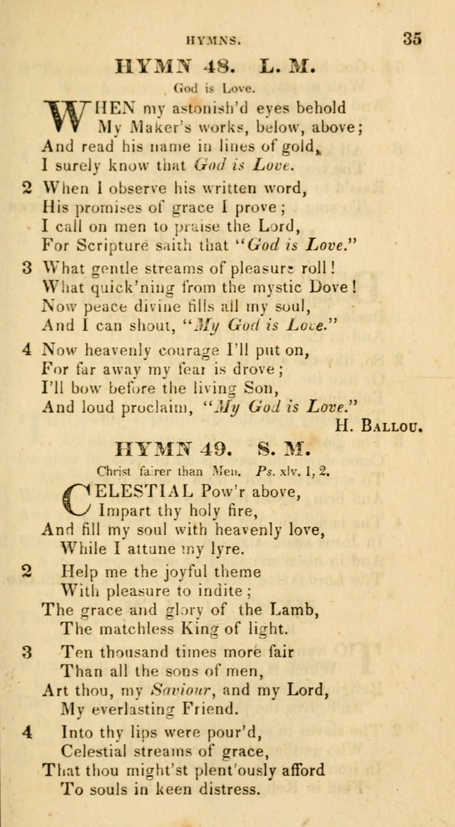 The Universalist Hymn-Book: a new collection of psalms and hymns, for the use of Universalist Societies (Stereotype ed.) page 35