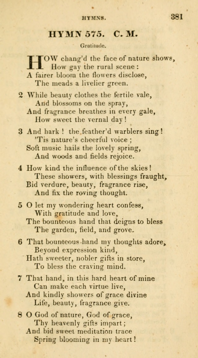 The Universalist Hymn-Book: a new collection of psalms and hymns, for the use of Universalist Societies (Stereotype ed.) page 381