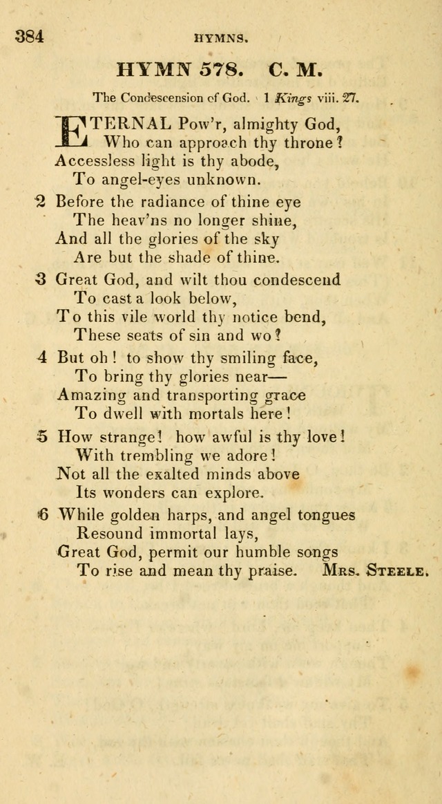 The Universalist Hymn-Book: a new collection of psalms and hymns, for the use of Universalist Societies (Stereotype ed.) page 384