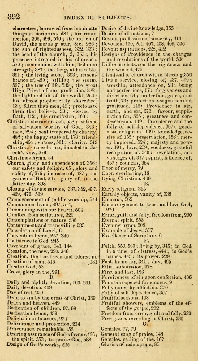 The Universalist Hymn-Book: a new collection of psalms and hymns, for the use of Universalist Societies (Stereotype ed.) page 392