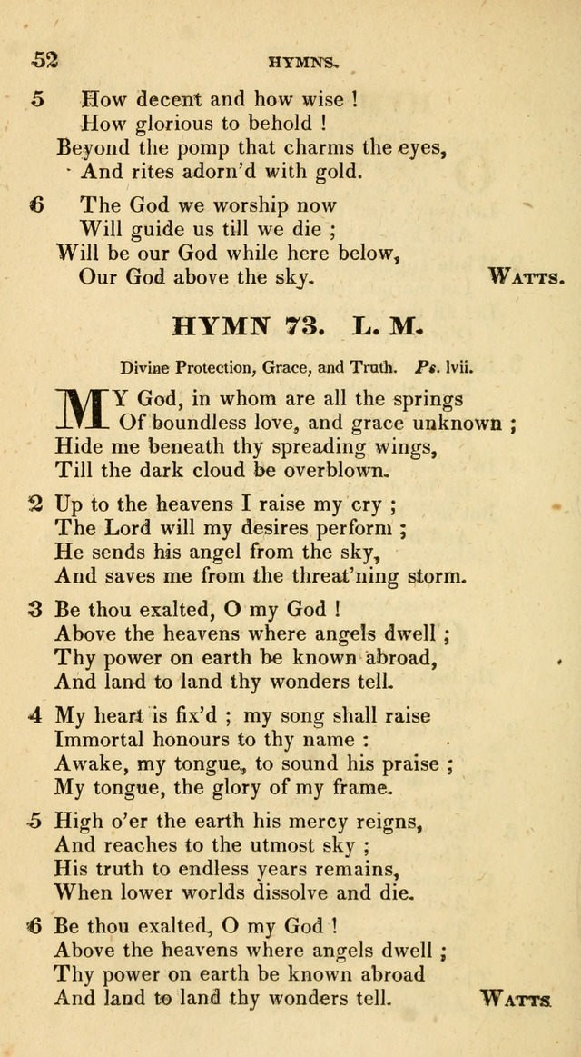 The Universalist Hymn-Book: a new collection of psalms and hymns, for the use of Universalist Societies (Stereotype ed.) page 52