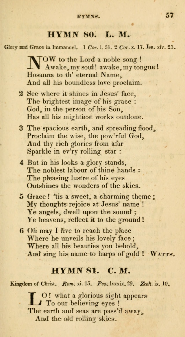 The Universalist Hymn-Book: a new collection of psalms and hymns, for the use of Universalist Societies (Stereotype ed.) page 57