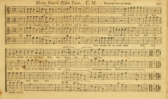 The Union harmony, or Universal collection of sacred music ... Vol. I page 74