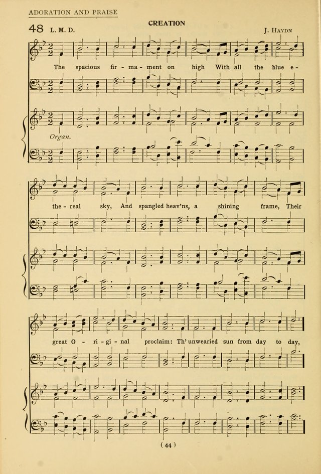 University Hymns: with tunes arranged for men