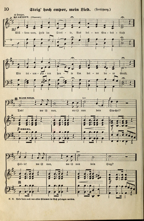 Unser Kirchenchor: eine Sammlung geistlicher Lieder für gemischten Chor page 10