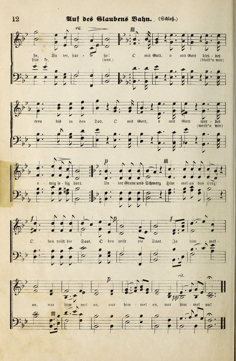 Unser Kirchenchor: eine Sammlung geistlicher Lieder für gemischten Chor page 12