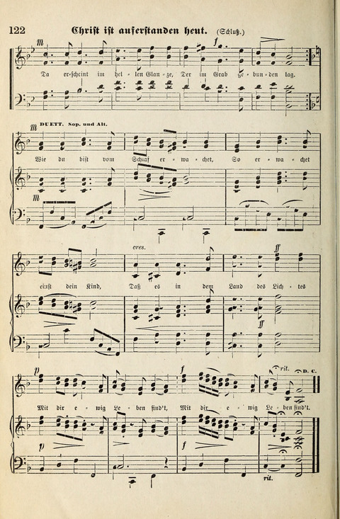 Unser Kirchenchor: eine Sammlung geistlicher Lieder für gemischten Chor page 122