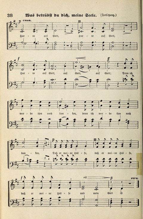 Unser Kirchenchor: eine Sammlung geistlicher Lieder für gemischten Chor page 38