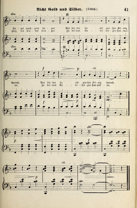 Unser Kirchenchor: eine Sammlung geistlicher Lieder für gemischten Chor page 41