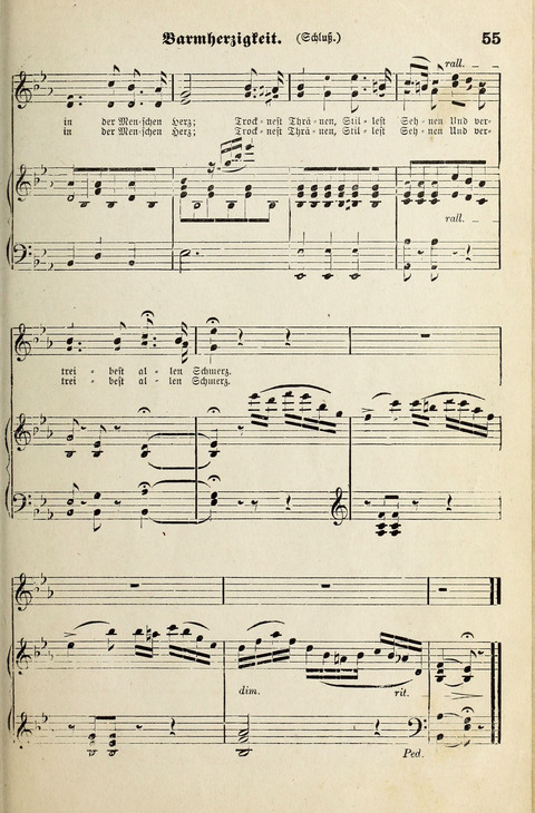 Unser Kirchenchor: eine Sammlung geistlicher Lieder für gemischten Chor page 55