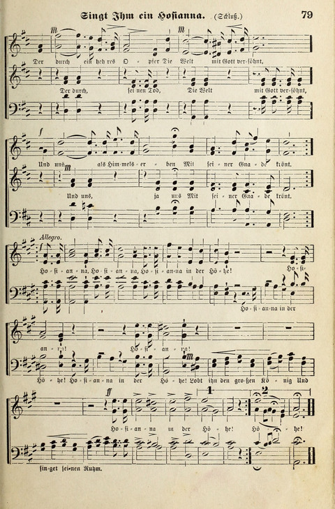 Unser Kirchenchor: eine Sammlung geistlicher Lieder für gemischten Chor page 79