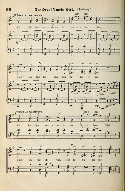 Unser Kirchenchor: eine Sammlung geistlicher Lieder für gemischten Chor page 96