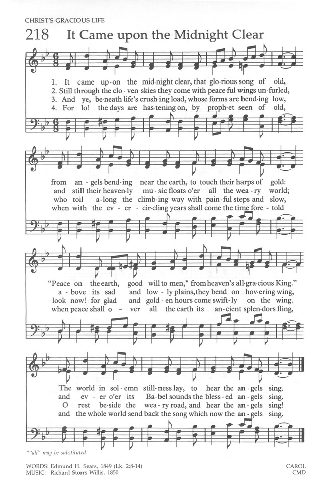 The United Methodist Hymnal Page 218 Hymnary Org