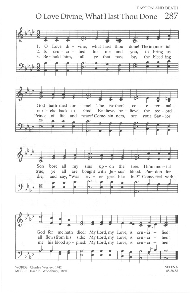 The United Methodist Hymnal page 287